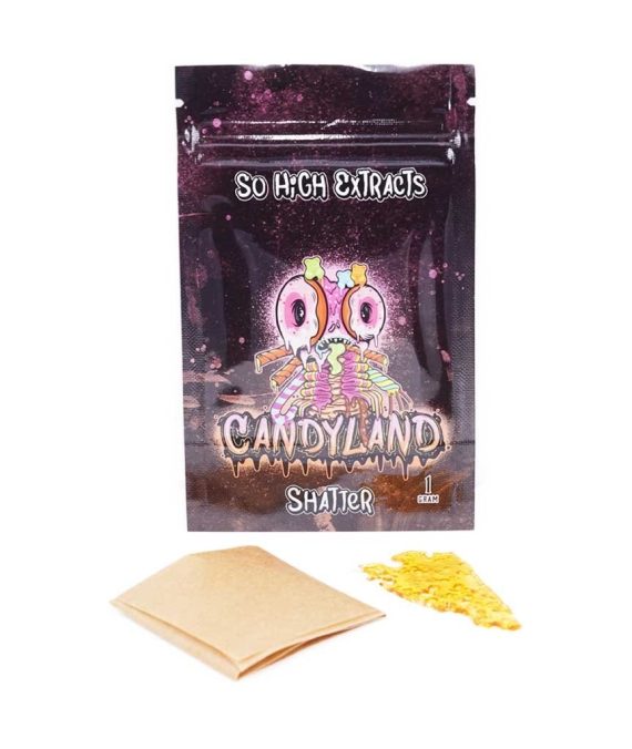 So High Extracts Premium Shatter –  Candy Land – Sativa