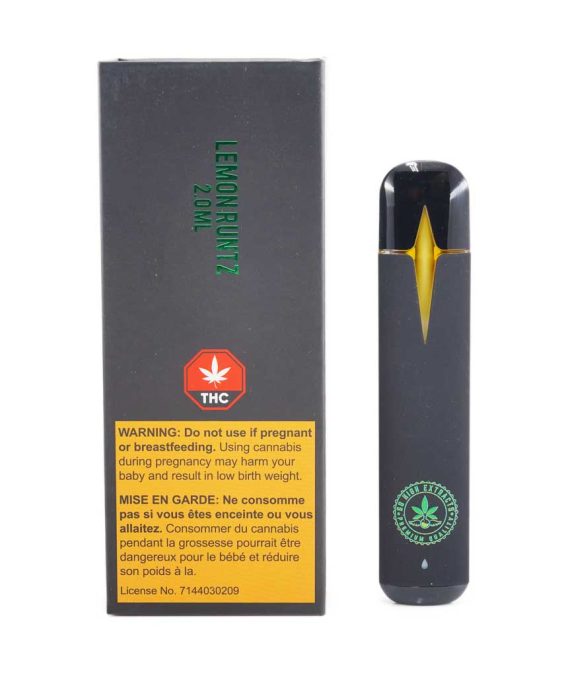 So High Extracts Premium Vape 2ML THC – Lemon Runtz (Hybrid)