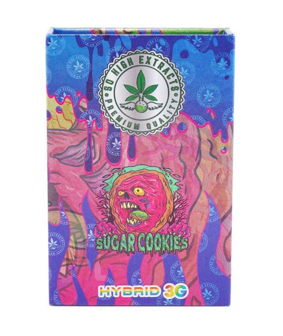 So High Extracts Premium Vape 3ML THC – Sugar Cookies (Hybrid)