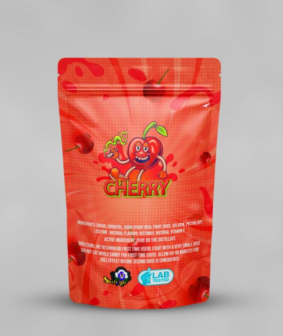 Sky High Edibles – Cherry Gummy 600MG THC