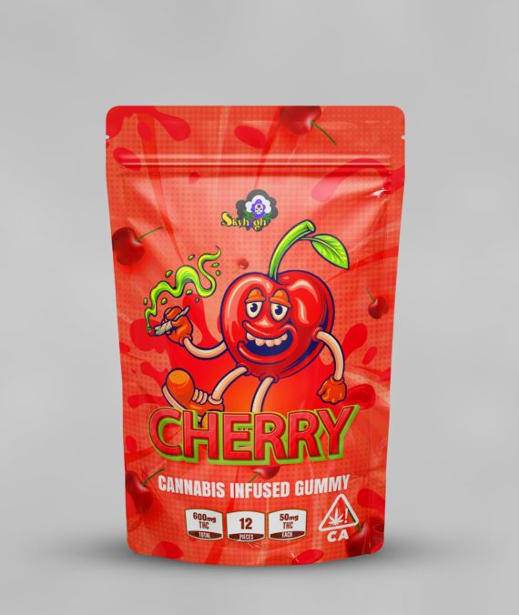 Sky High Edibles – Cherry Gummy 600MG THC