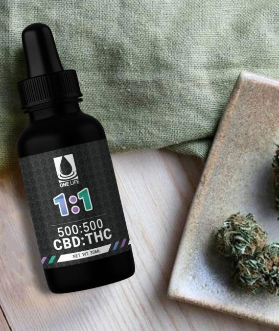 One Life Tincture – 1:1 (500mg CBD : 500mg THC)