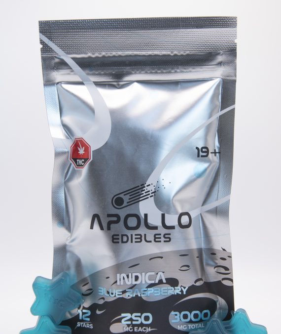 Apollo Edibles – Blue Raspberry Indica – 3000mg