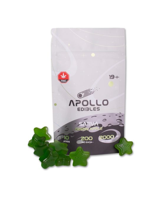 Apollo Edibles – Green Apple Sativa – 2000 mg