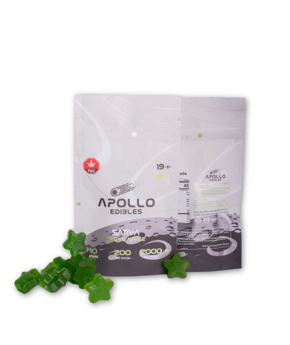 Apollo Edibles – Green Apple Sativa – 2000 mg