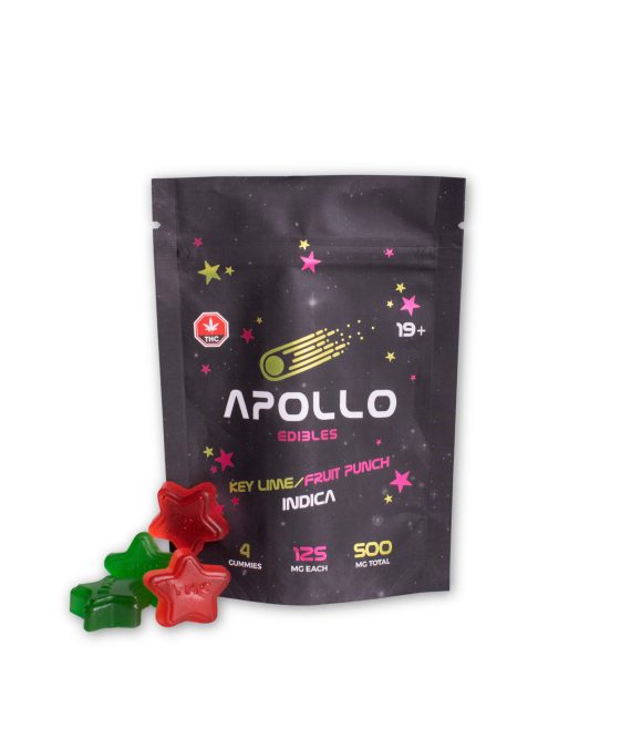 Apollo Edibles – Key Lime/Fruit Punch Indica – 500 mg