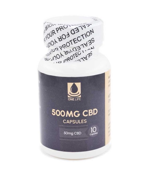 One Life Soft Gel Capsules – CBD Capsules 500mg