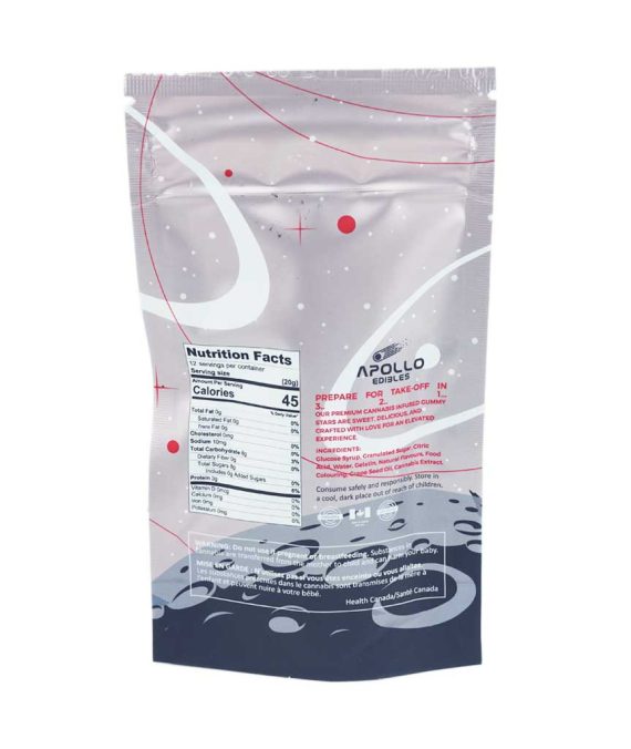 Apollo Edibles – Sour Strawberry – 3000 mg (Sativa)