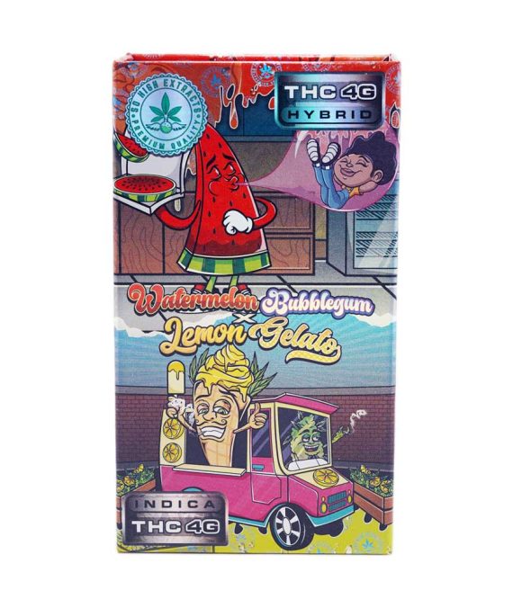So High Extracts – Dual Chamber Pen – Watermelon Bubblegum + Lemon Gelato (4 Grams + 4 Grams)