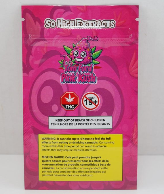 So High Extracts Premium Shatter – Tom Ford Pink Kush