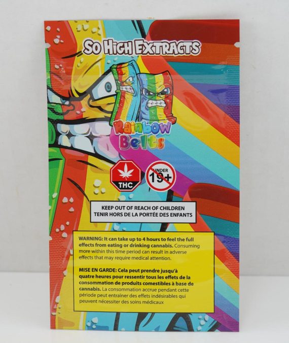 So High Extracts Premium Shatter – Rainbow Belts
