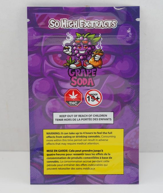 So High Extracts Premium Shatter – Grape Soda
