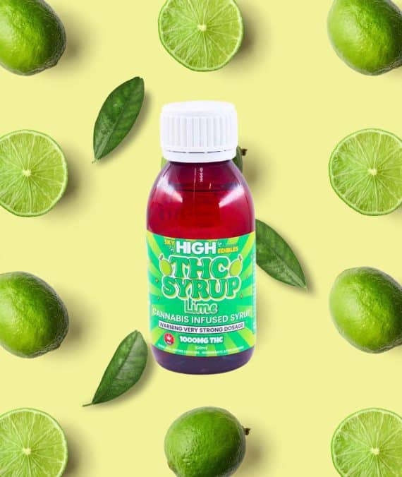 Sky High Syrup – Lime 1000mg THC