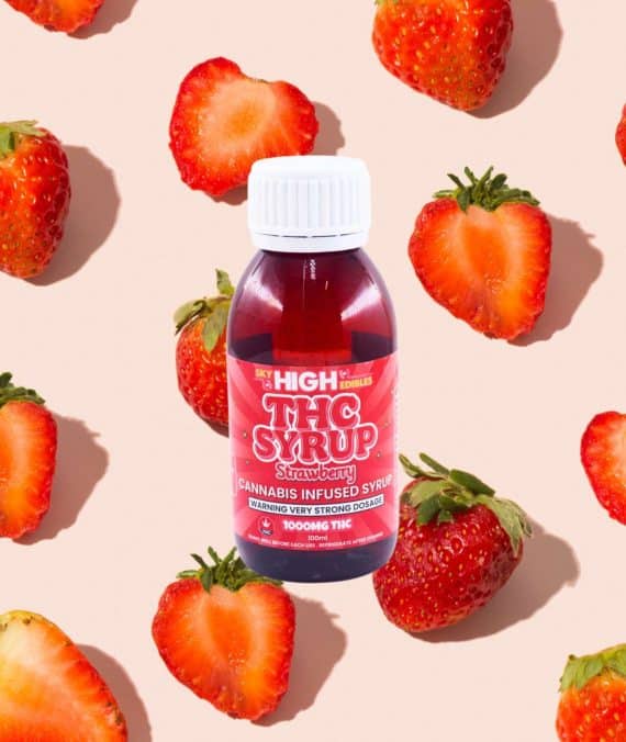 Sky High Syrup – Strawberry 1000mg THC