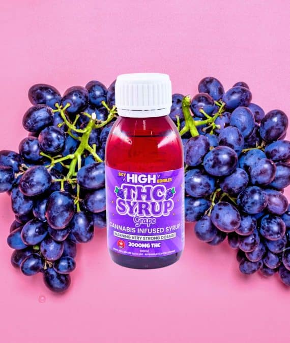 Sky High Syrup – Grape 3000mg THC