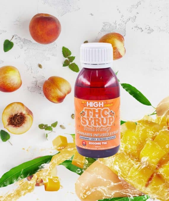 Sky High Syrup – Peach Mango 3000mg THC
